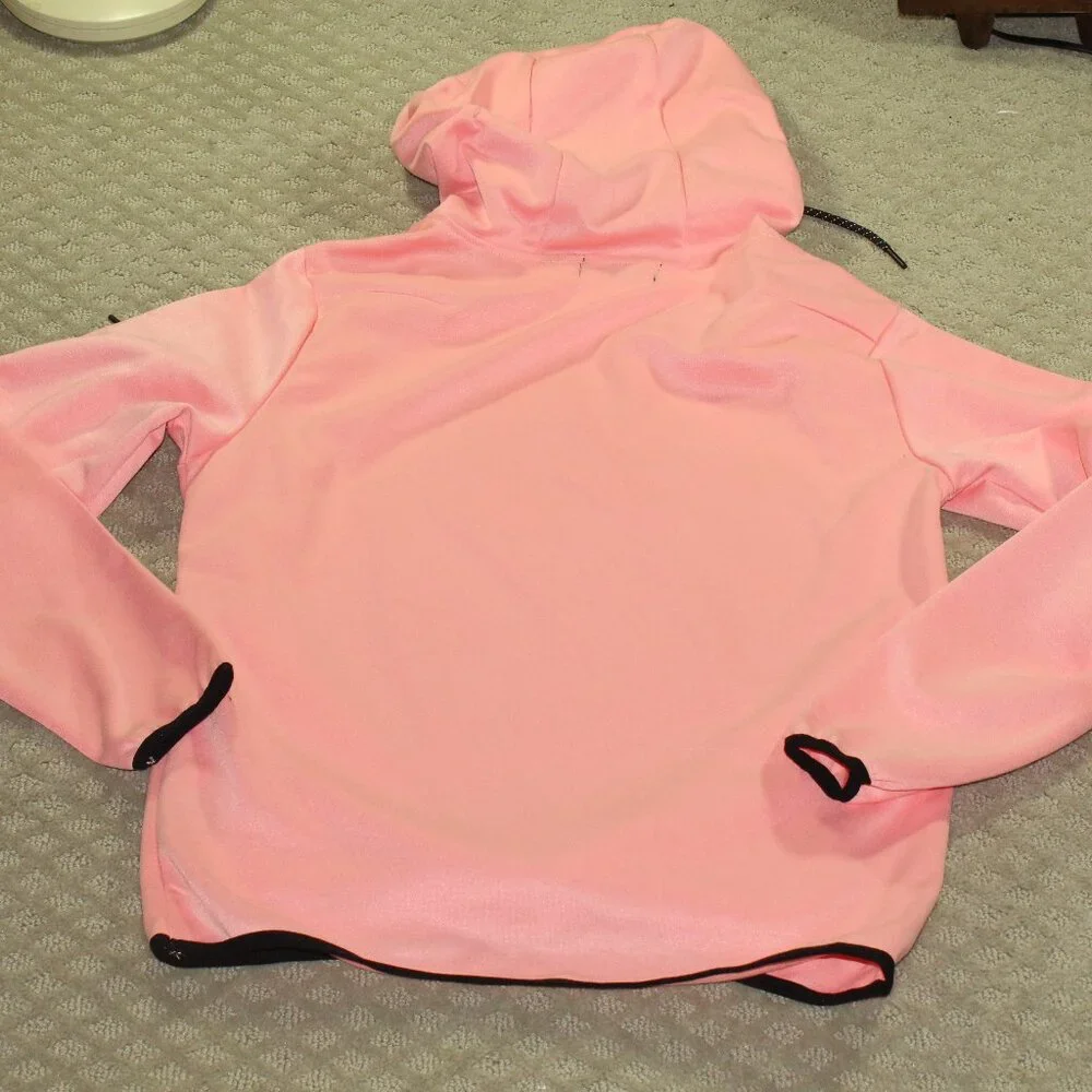 2pc Amiri Logo Womens Sz S Peachy Pink Sweats Outfit Hoodie & Pants
